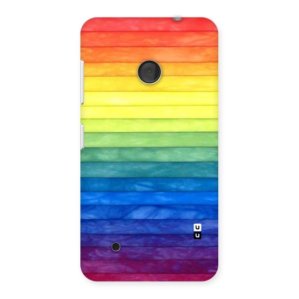 Rainbow Colors Stripes Back Case for Lumia 530