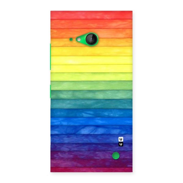 Rainbow Colors Stripes Back Case for Lumia 730