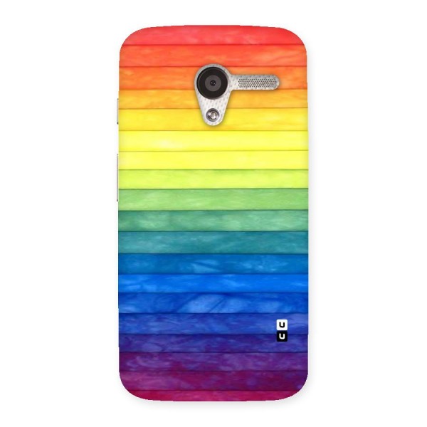 Rainbow Colors Stripes Back Case for Moto X