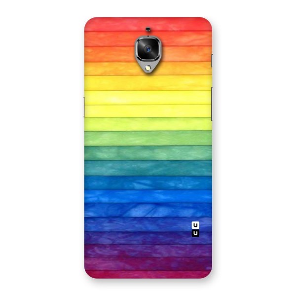 Rainbow Colors Stripes Back Case for OnePlus 3