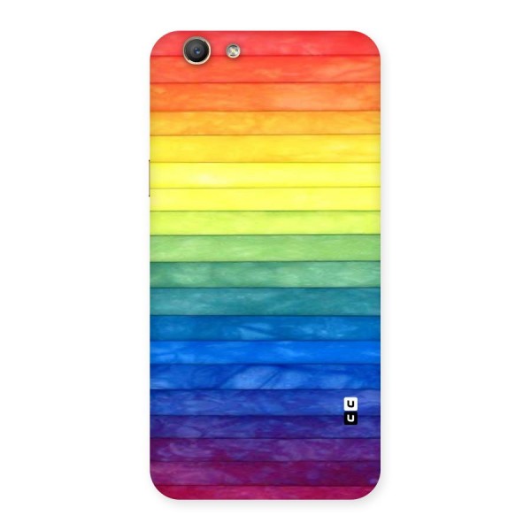 Rainbow Colors Stripes Back Case for Oppo A59