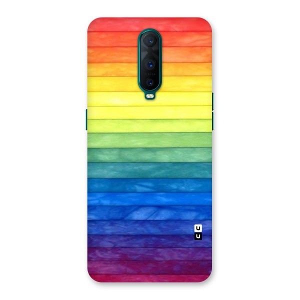 Rainbow Colors Stripes Back Case for Oppo R17 Pro