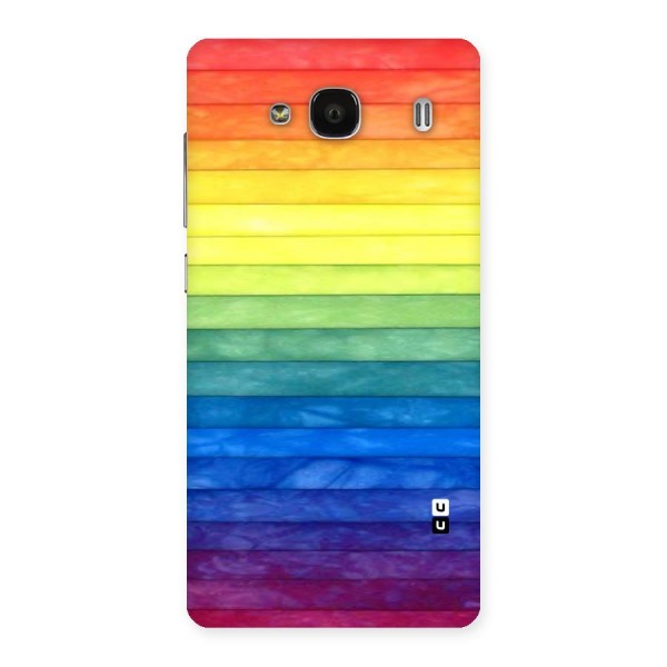 Rainbow Colors Stripes Back Case for Redmi 2