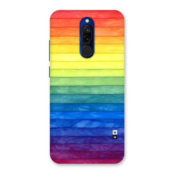 Rainbow Colors Stripes Back Case for Redmi 8
