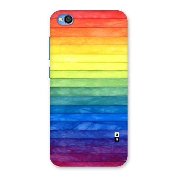 Rainbow Colors Stripes Back Case for Redmi Go