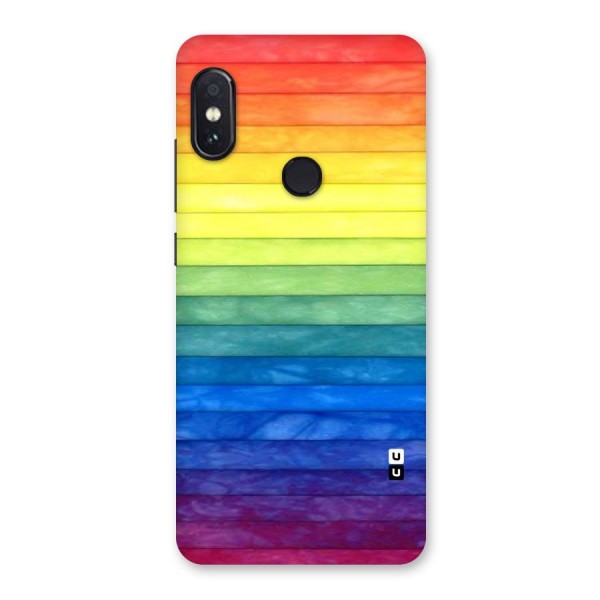 Rainbow Colors Stripes Back Case for Redmi Note 5 Pro