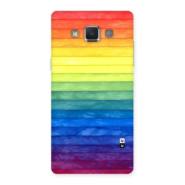Rainbow Colors Stripes Back Case for Samsung Galaxy A5