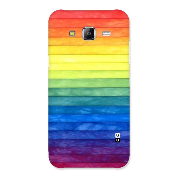 Rainbow Colors Stripes Back Case for Samsung Galaxy J2 Prime