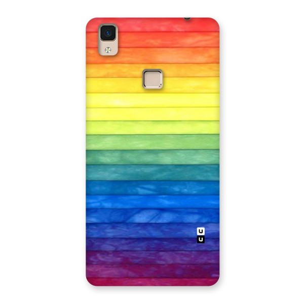 Rainbow Colors Stripes Back Case for V3 Max