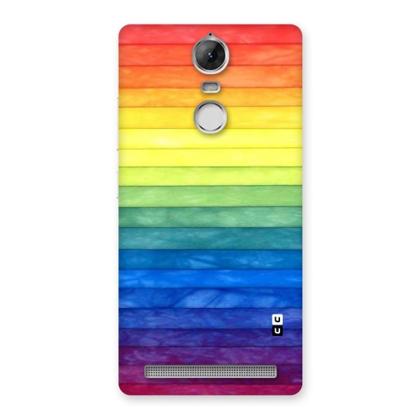 Rainbow Colors Stripes Back Case for Vibe K5 Note