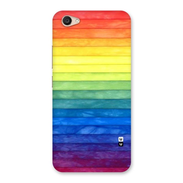 Rainbow Colors Stripes Back Case for Vivo V5 Plus
