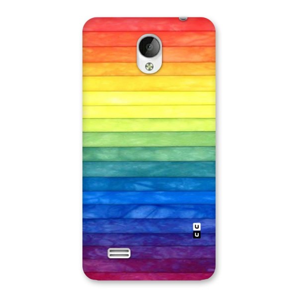 Rainbow Colors Stripes Back Case for Vivo Y21
