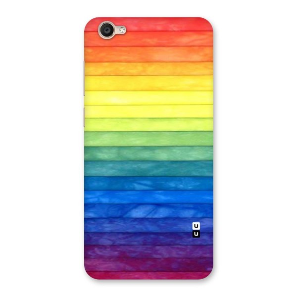 Rainbow Colors Stripes Back Case for Vivo Y55