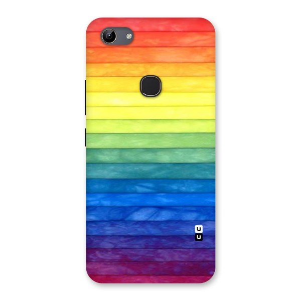 Rainbow Colors Stripes Back Case for Vivo Y81