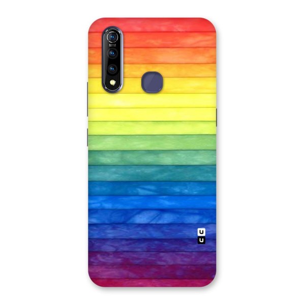Rainbow Colors Stripes Back Case for Vivo Z1 Pro