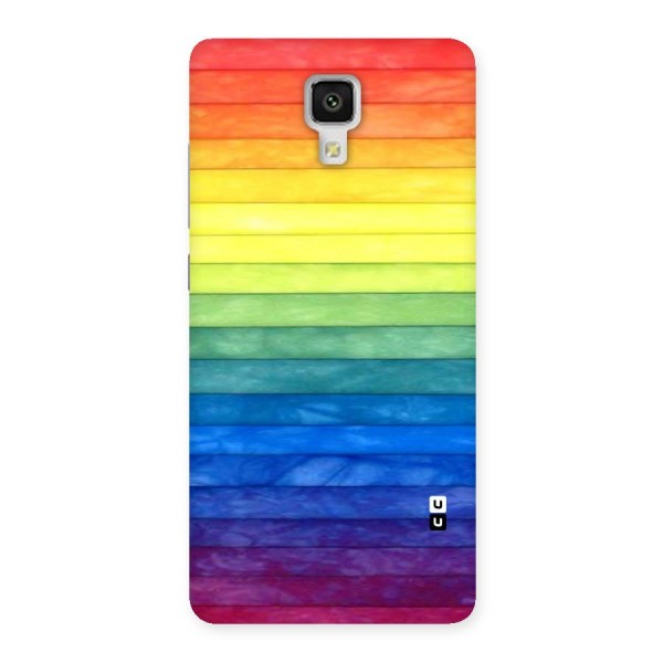 Rainbow Colors Stripes Back Case for Xiaomi Mi 4