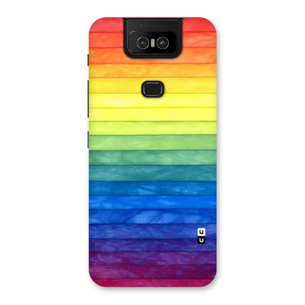 Rainbow Colors Stripes Back Case for Zenfone 6z