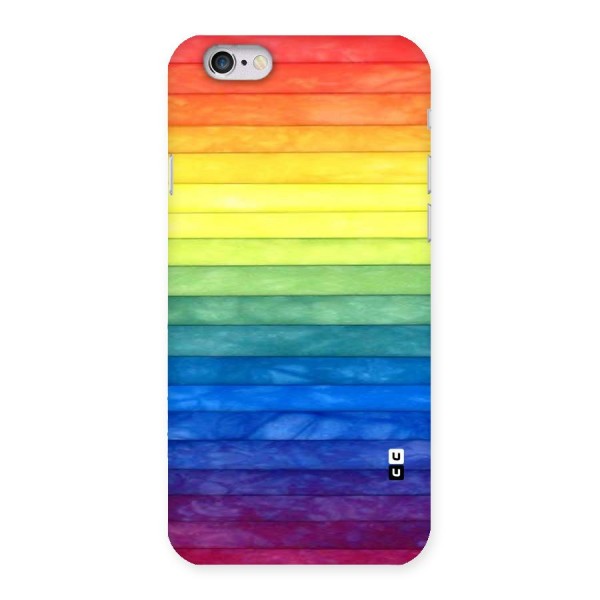 Rainbow Colors Stripes Back Case for iPhone 6 6S