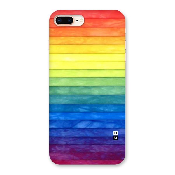 Rainbow Colors Stripes Back Case for iPhone 8 Plus