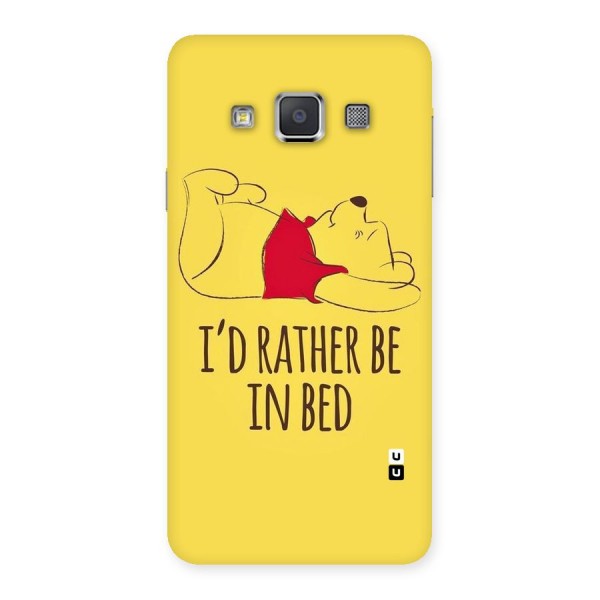 Rather Be In Bed Back Case for Galaxy A3