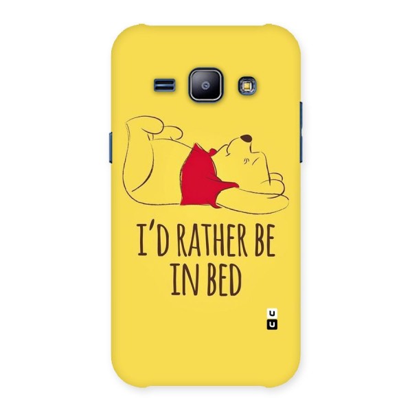 Rather Be In Bed Back Case for Galaxy J1