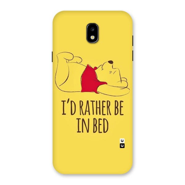 Rather Be In Bed Back Case for Galaxy J7 Pro
