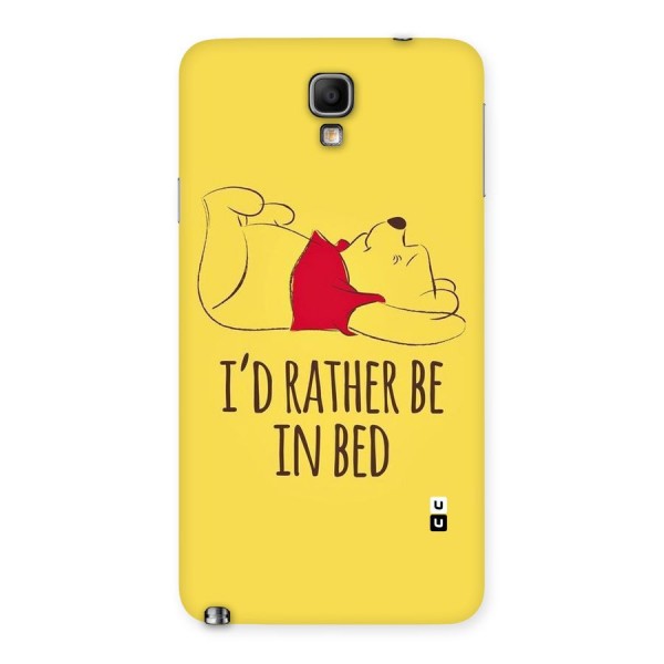 Rather Be In Bed Back Case for Galaxy Note 3 Neo