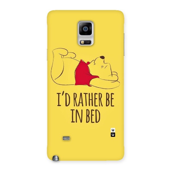 Rather Be In Bed Back Case for Galaxy Note 4