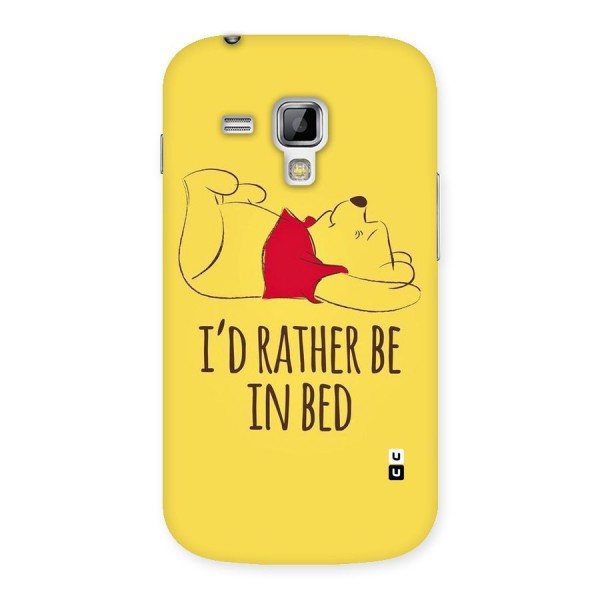 Rather Be In Bed Back Case for Galaxy S Duos