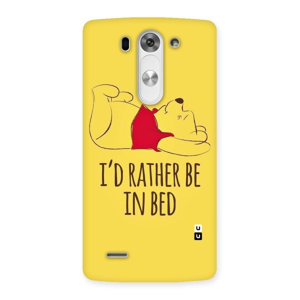 Rather Be In Bed Back Case for LG G3 Mini