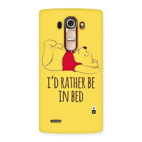 Rather Be In Bed Back Case for LG G4