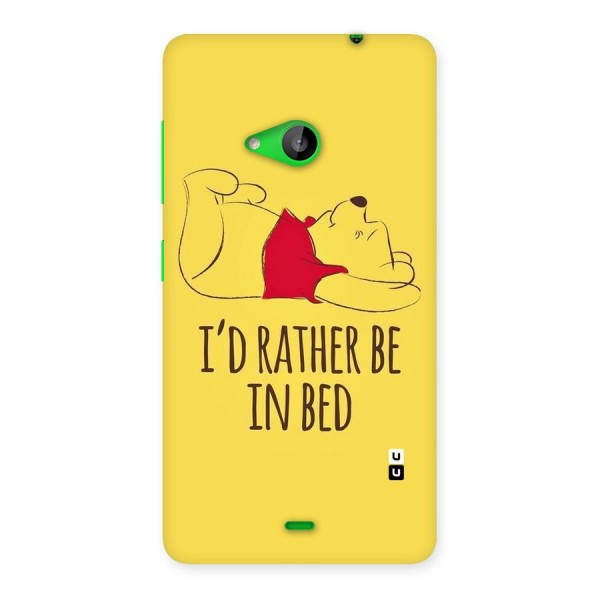 Rather Be In Bed Back Case for Lumia 535
