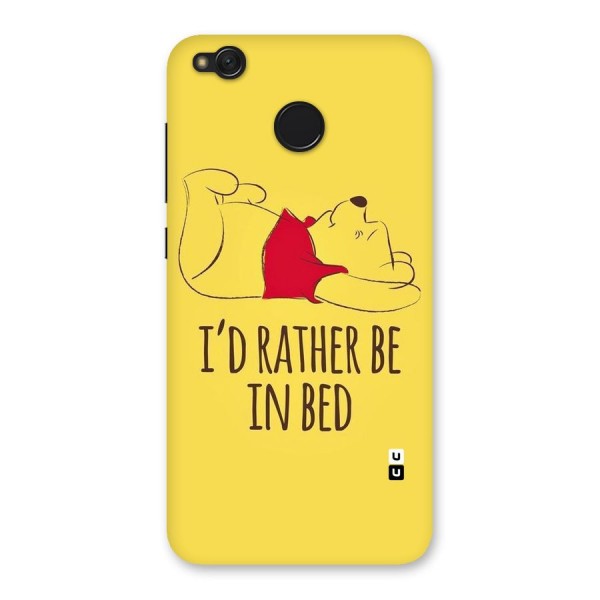 Rather Be In Bed Back Case for Redmi 4