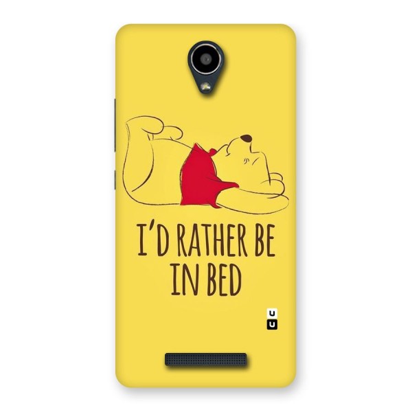 Rather Be In Bed Back Case for Redmi Note 2