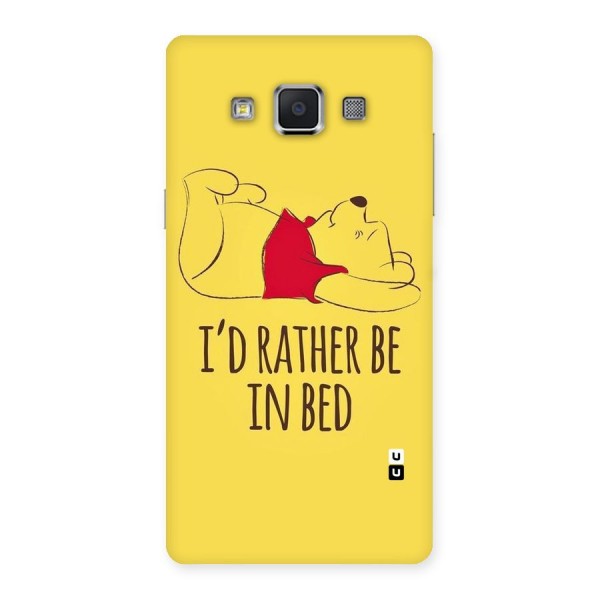 Rather Be In Bed Back Case for Samsung Galaxy A5