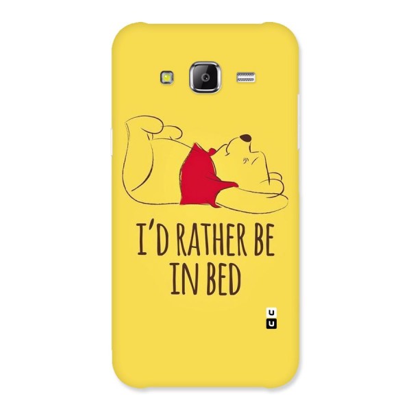 Rather Be In Bed Back Case for Samsung Galaxy J2 Prime