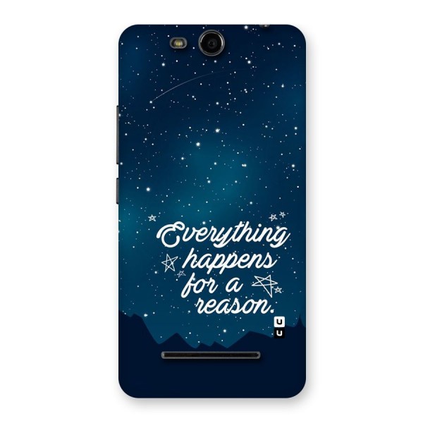 Reason Sky Back Case for Micromax Canvas Juice 3 Q392
