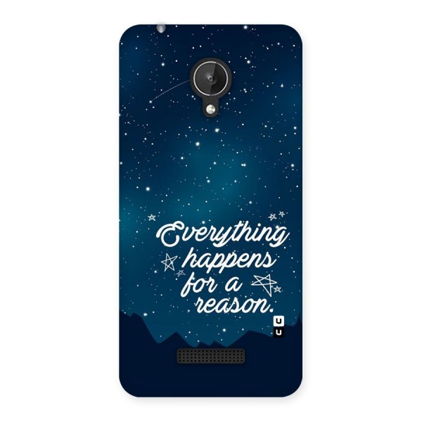 Reason Sky Back Case for Micromax Canvas Spark Q380