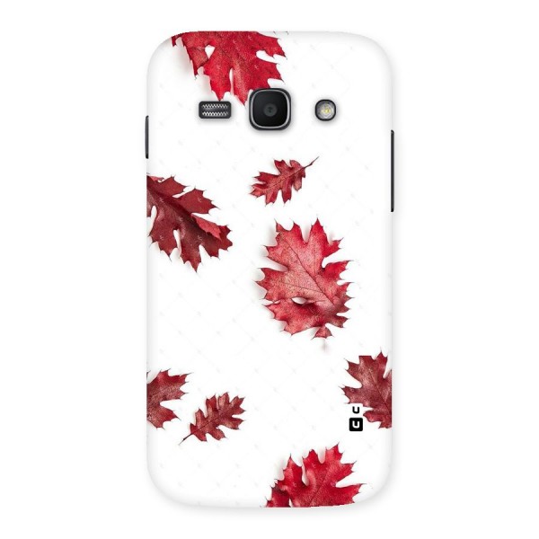 Red Appealing Autumn Leaves Back Case for Galaxy Ace 3