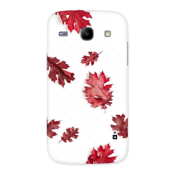Red Appealing Autumn Leaves Back Case for Galaxy Core