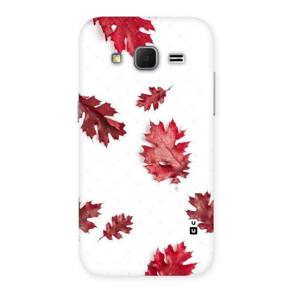 Red Appealing Autumn Leaves Back Case for Galaxy Core Prime