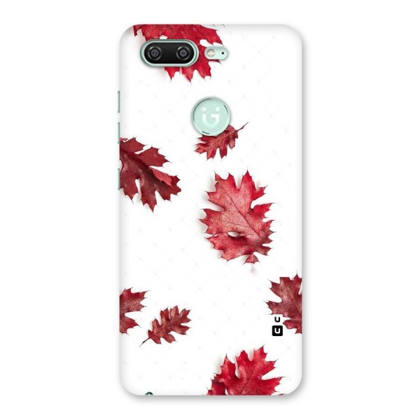 Red Appealing Autumn Leaves Back Case for Gionee S10