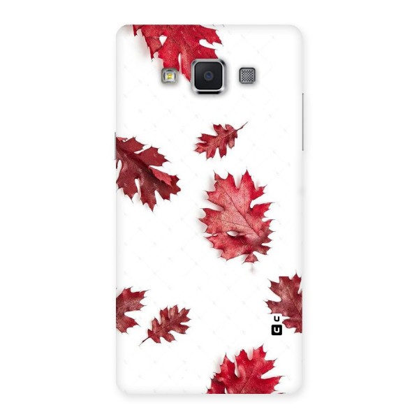 Red Appealing Autumn Leaves Back Case for Samsung Galaxy A5