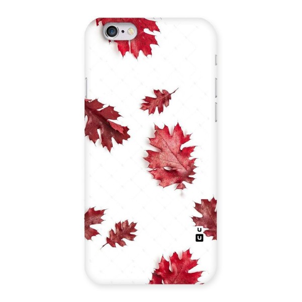 Red Appealing Autumn Leaves Back Case for iPhone 6 6S
