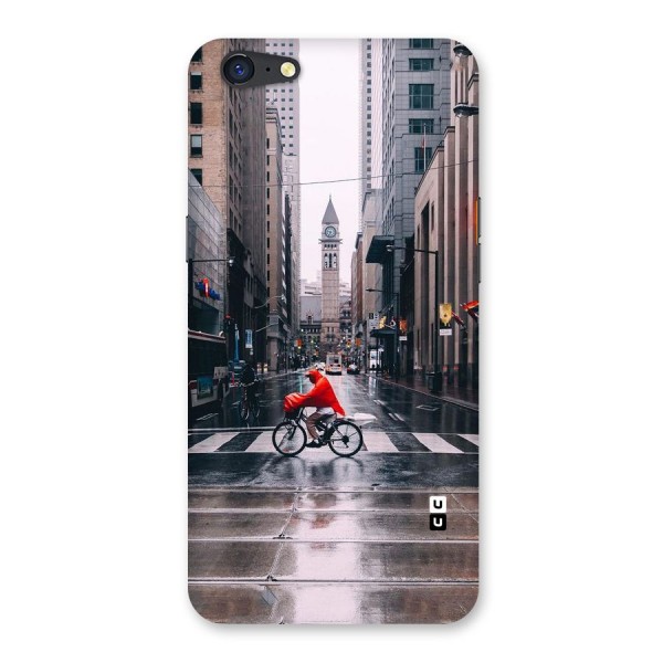 Red Bicycle Street Back Case for Oppo A71