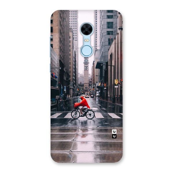 Red Bicycle Street Back Case for Redmi Note 5