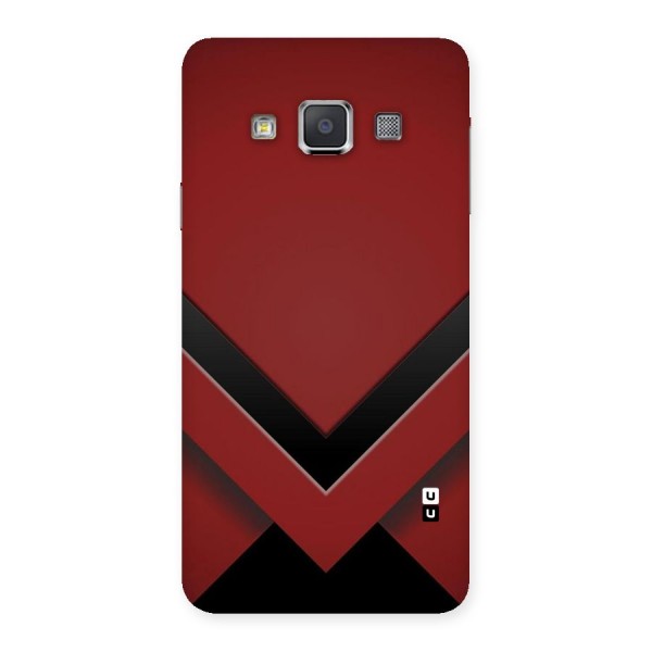 Red Black Fold Back Case for Galaxy A3