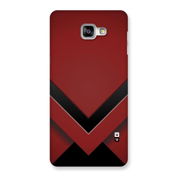 Red Black Fold Back Case for Galaxy A9