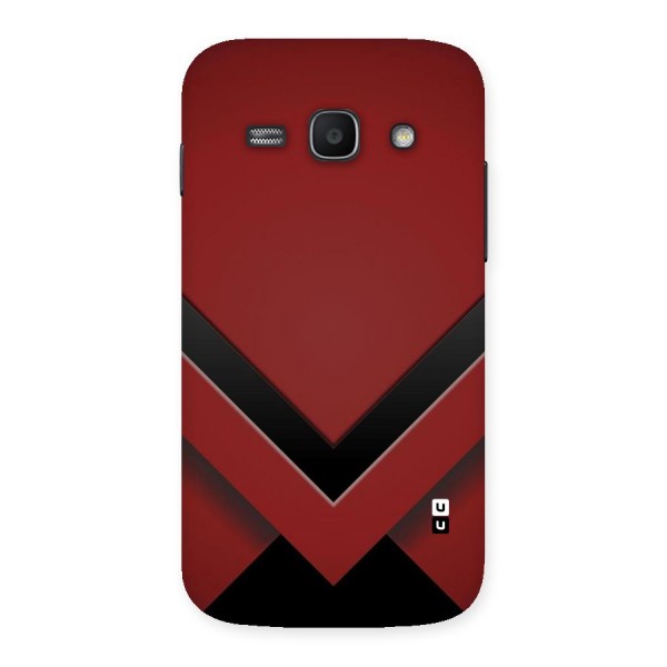 Red Black Fold Back Case for Galaxy Ace 3