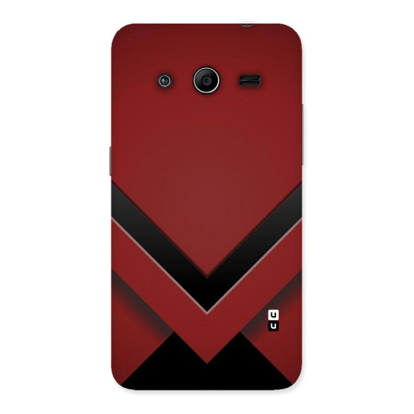 Red Black Fold Back Case for Galaxy Core 2